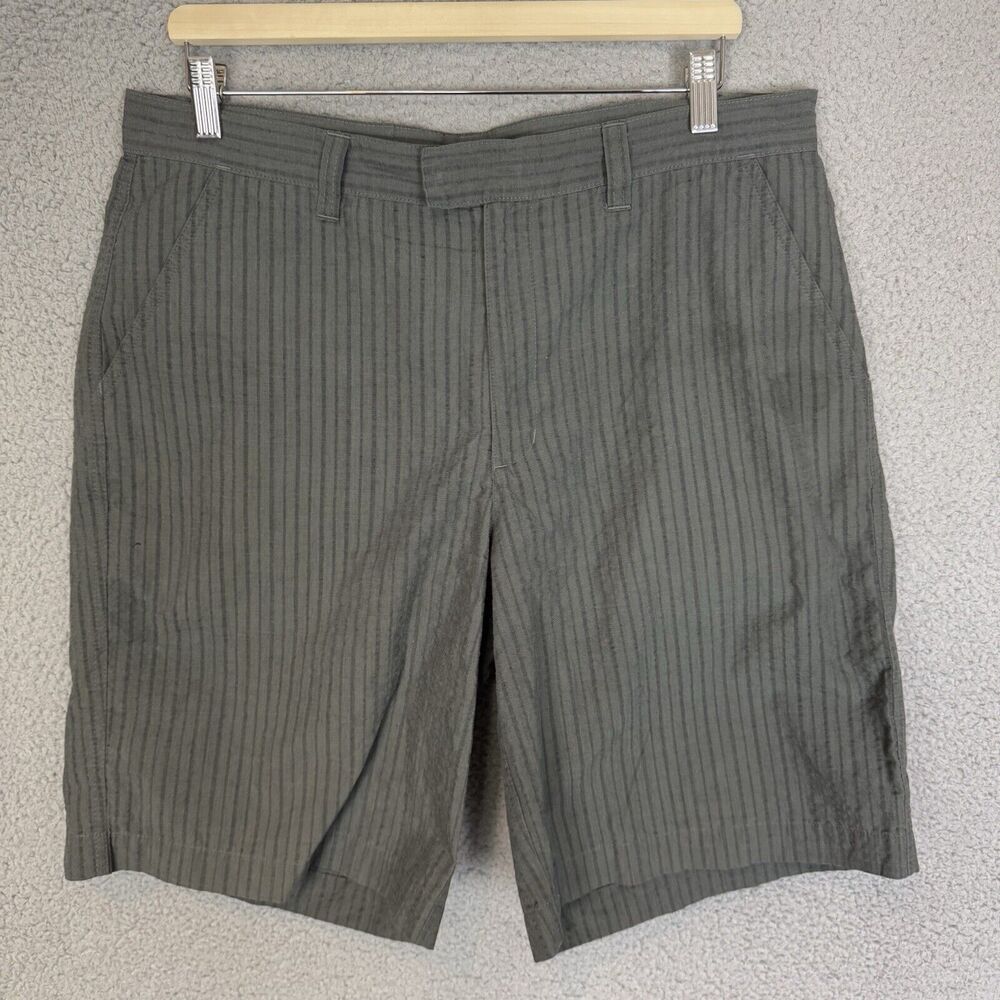 Patagonia Shorts Mens 34 Gray Organic Cotton Chino Casual Hiking Outdoors